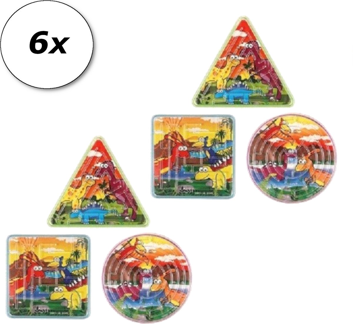 Dinosaurus Geduldspelletje om uit te delen | 6 stuks